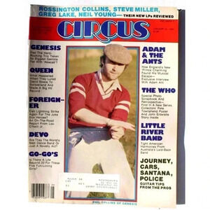 Vtg January 31, 1982 Music Circus Magazine (Devo GENESIS Queen THE WHO)